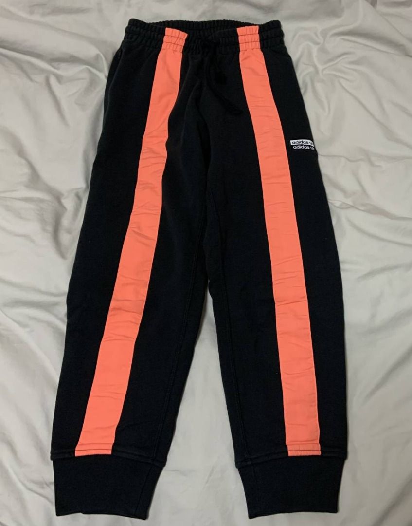 Adidas originals ryv taping top track pants in black
