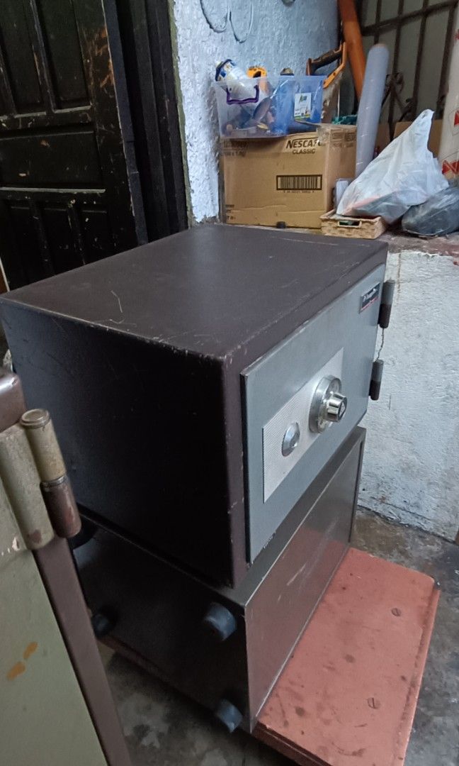 Safety Vault with Key and Number Combination, Fire Rated Brand Eagle