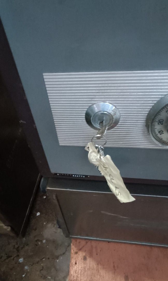 Safety Vault with Key and Number Combination, Fire Rated Brand Eagle