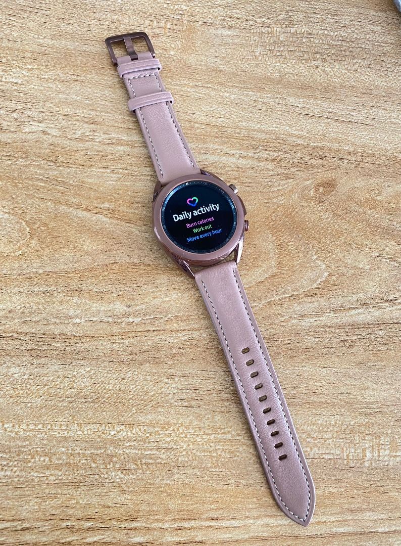 Galaxy watch discount active leather strap