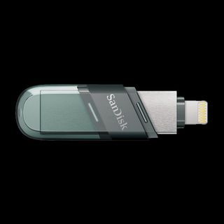 SanDisk 32GB iXpand Flip 2-in-1 Flash Drive with Lightning and USB-A Connector SDIX90N-032G
