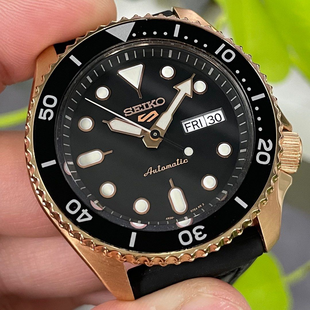 Seiko rose gold 5kx srpd76 shop