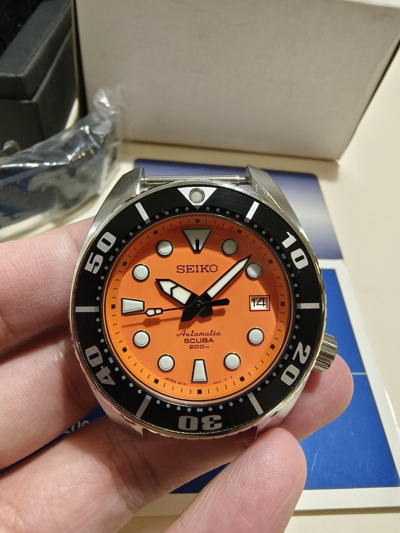 Seiko prospex SBDC005 orange sumo絕版, 名牌, 手錶- Carousell