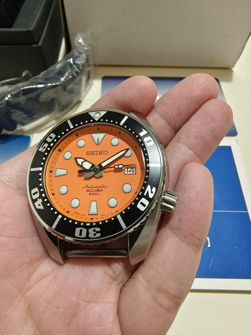 Seiko prospex SBDC005 orange sumo絕版, 名牌, 手錶- Carousell