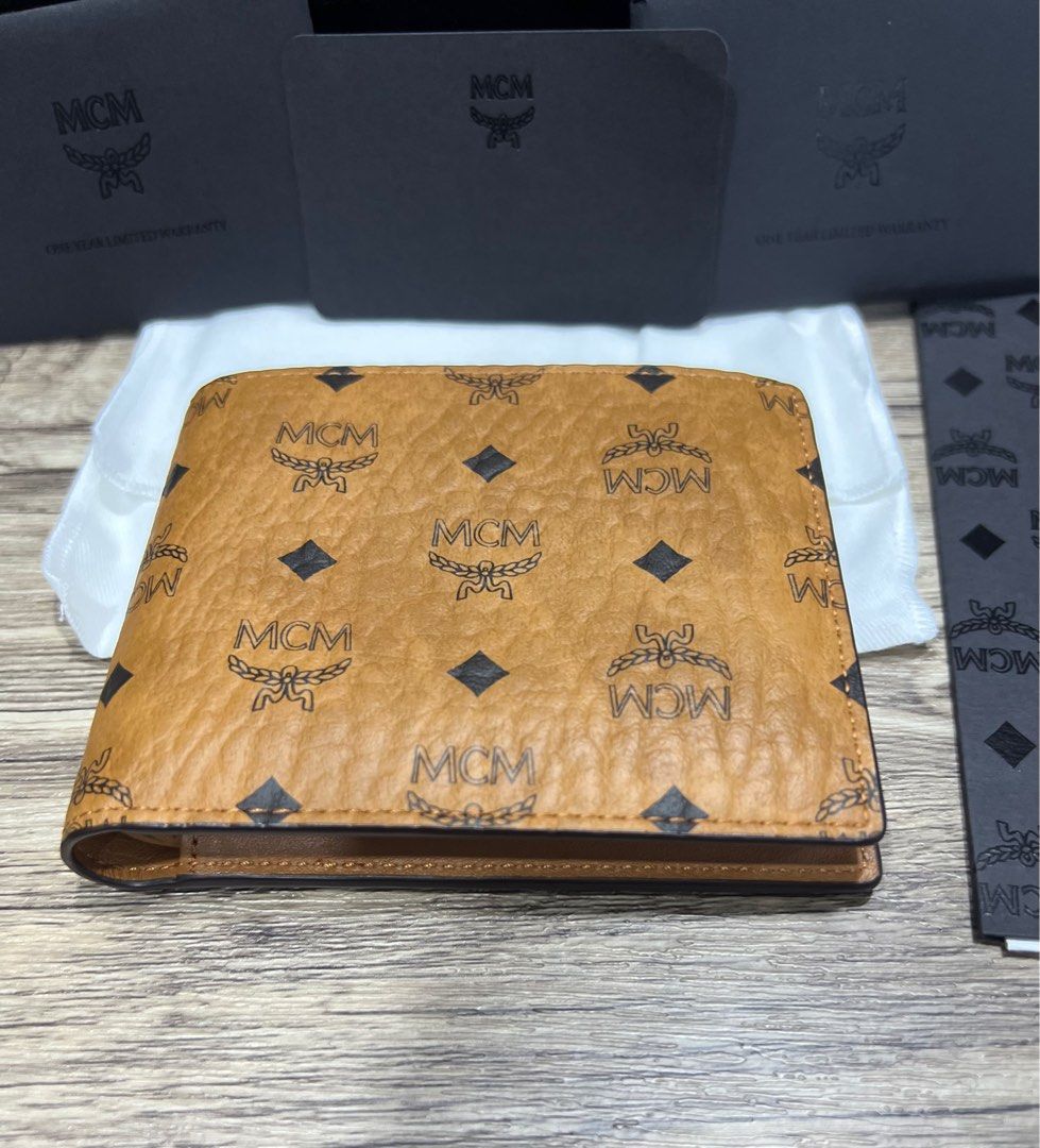 Selling LNIB MCM Bifold Wallet With Card Case In Visetos Original
