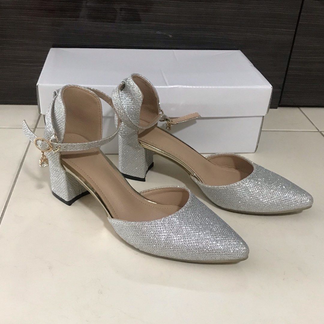 Chunky cheap wedding shoes