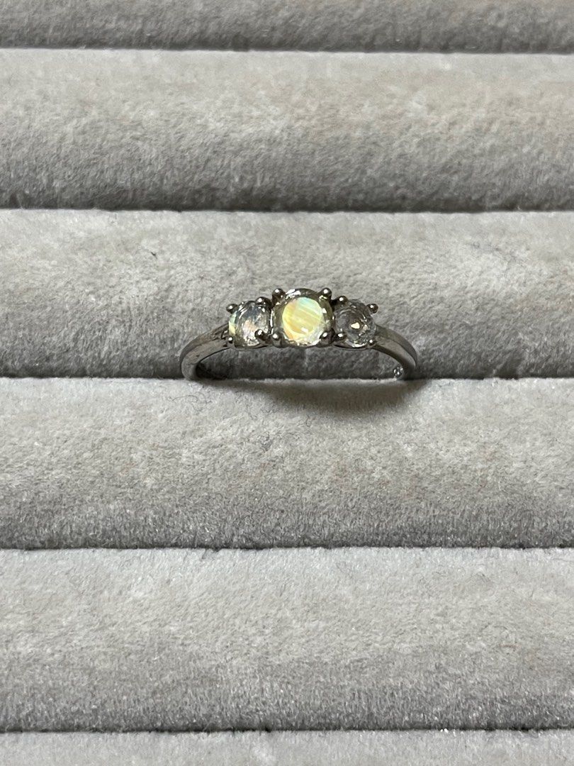 Moonstone on sale eyelet ring