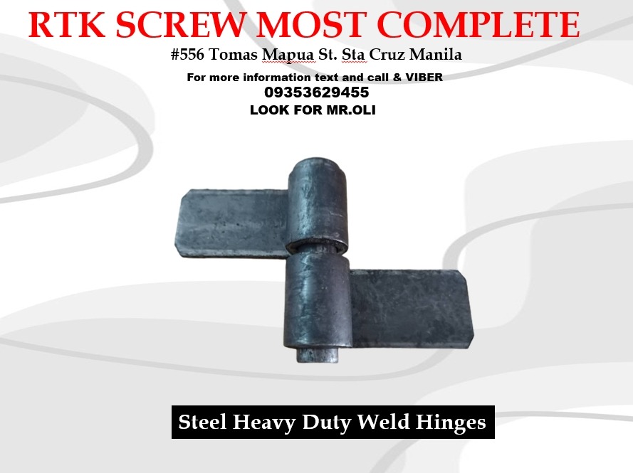 5 Types Of Heavy-duty Weld Hinges - China Industrial Hinges Factory