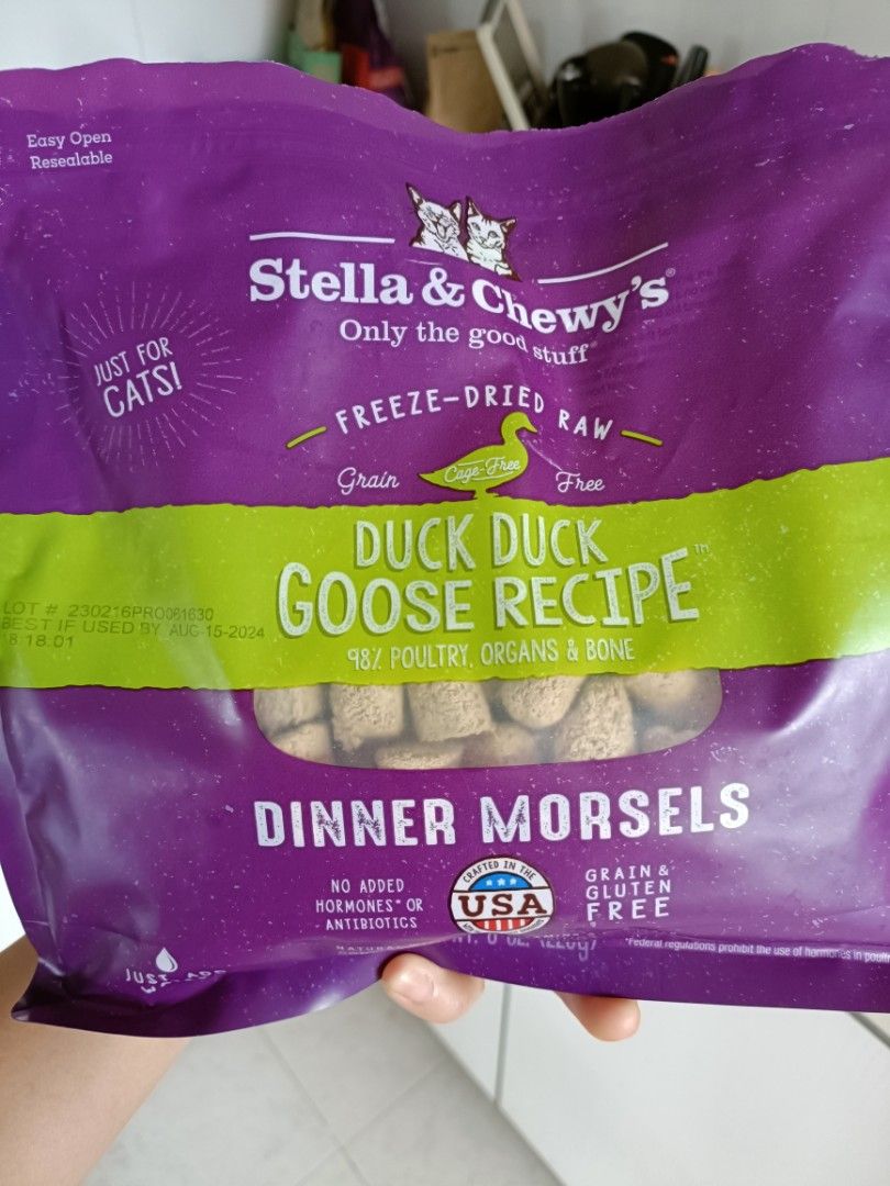 Stella and Chewy s Duck Duck Goose Freeze Dried Raw Dinner Morsels