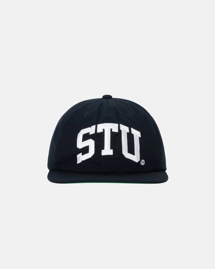 STUSSY MID-DEPTH STU ARCH STRAPBACK CAP 平板帽, 他的時尚, 手錶及