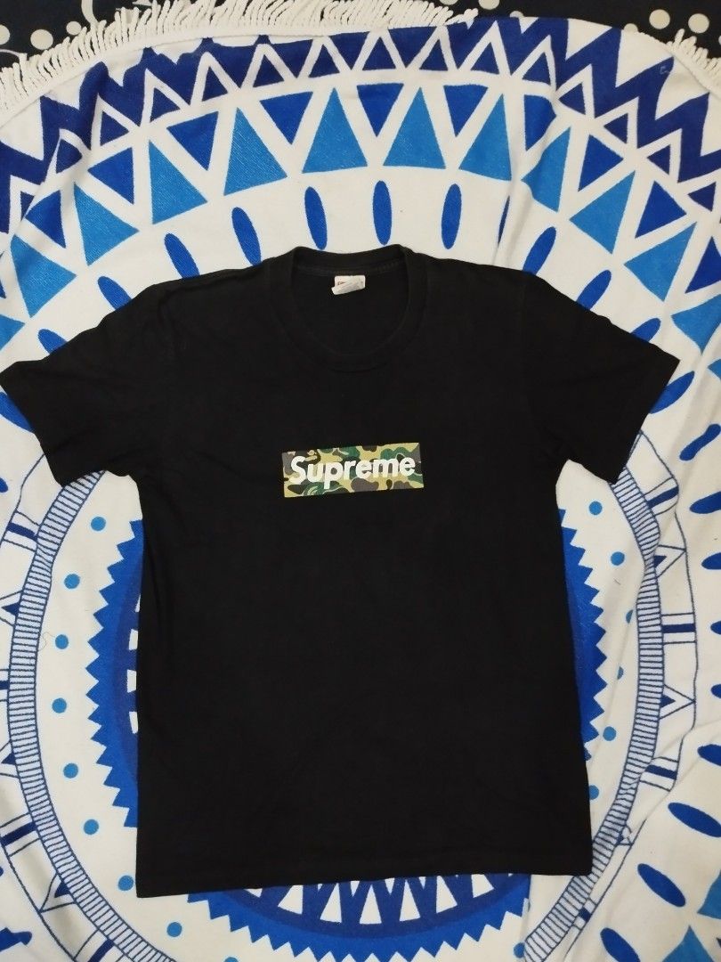 Supreme bape box outlet logo black