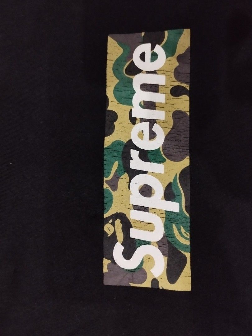 Supreme bape box deals logo black