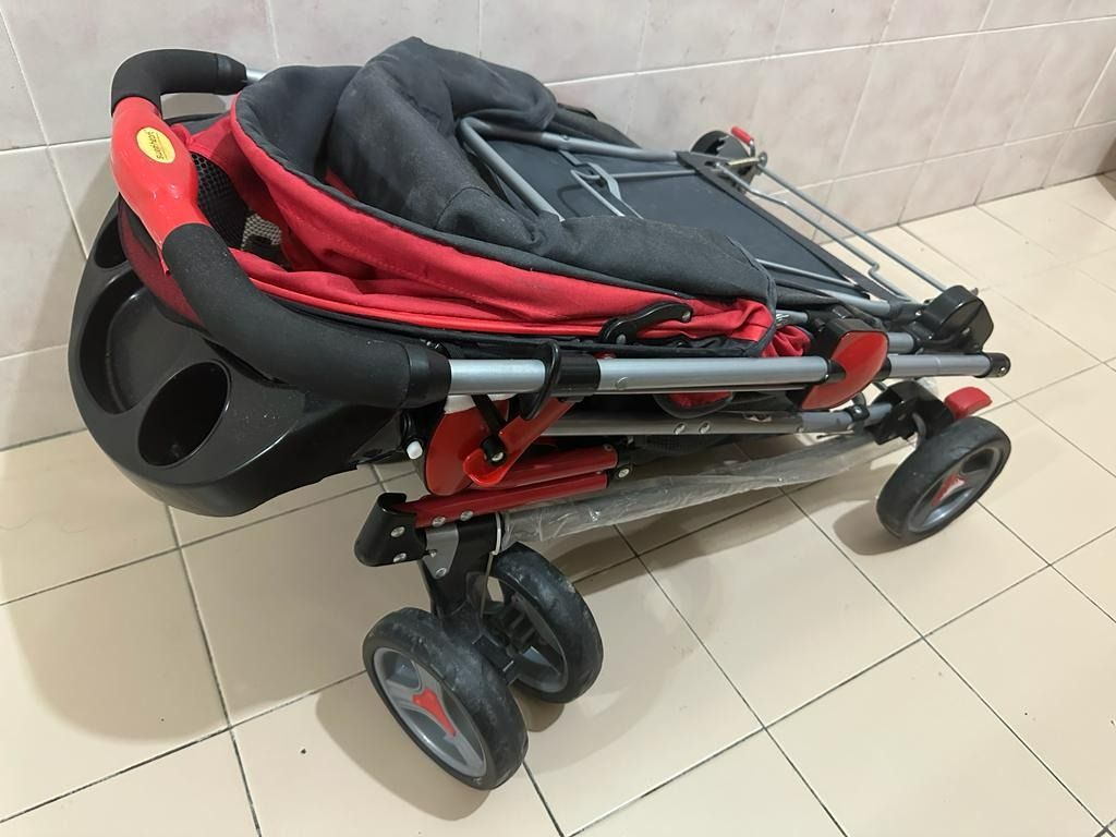 Sweet heart paris aluminium shop 2 in 1 stroller