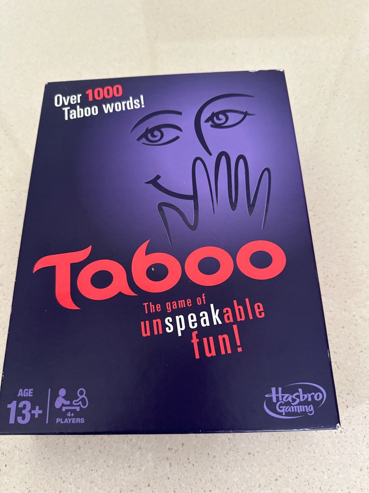 Taboo The unspeakable fun Hobbies Toys Toys Games on Carousell