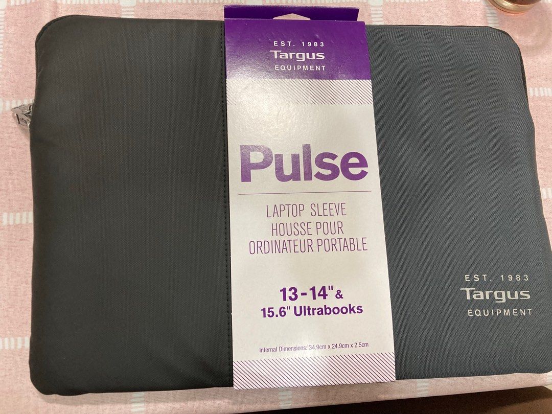 TARGUS Pulse Laptop Sleeve 13 14 and 15.6 Ultrabooks Computers Tech Parts Accessories Laptop Bags Sleeves on Carousell