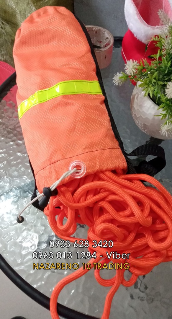 Seago Rescue Safety Throw Line 30m And Stainless Steel Mounting Bracket