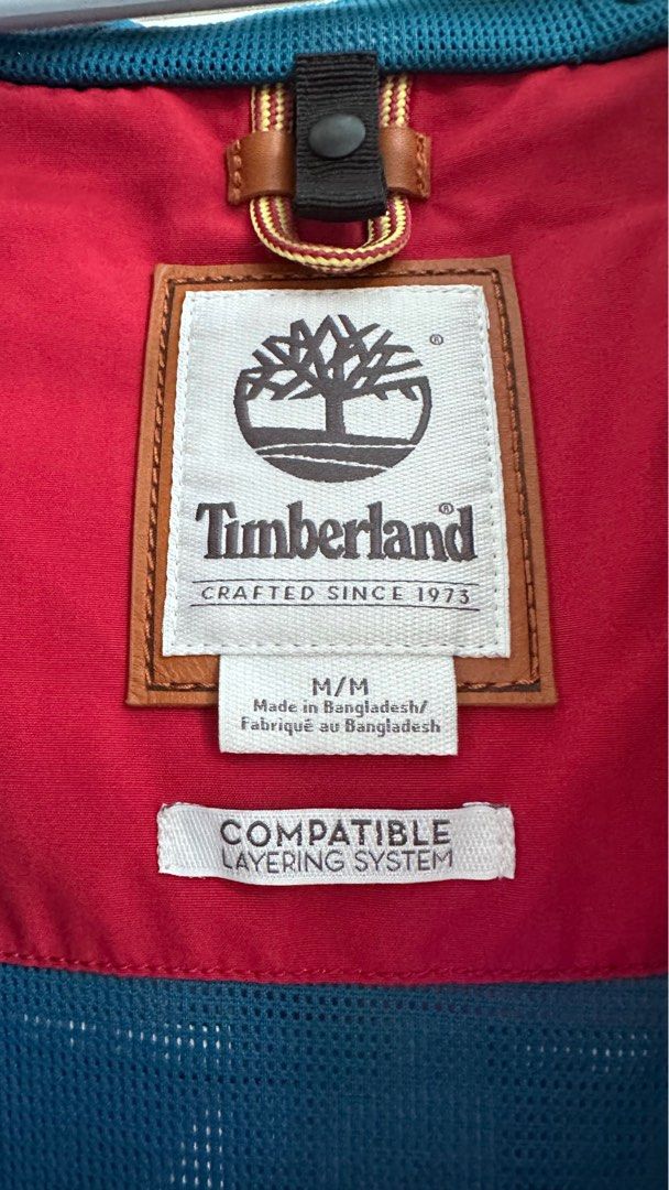 Red discount timberland coat