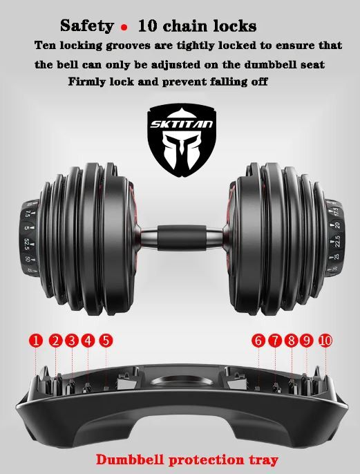 Titan hotsell adjustable dumbbells
