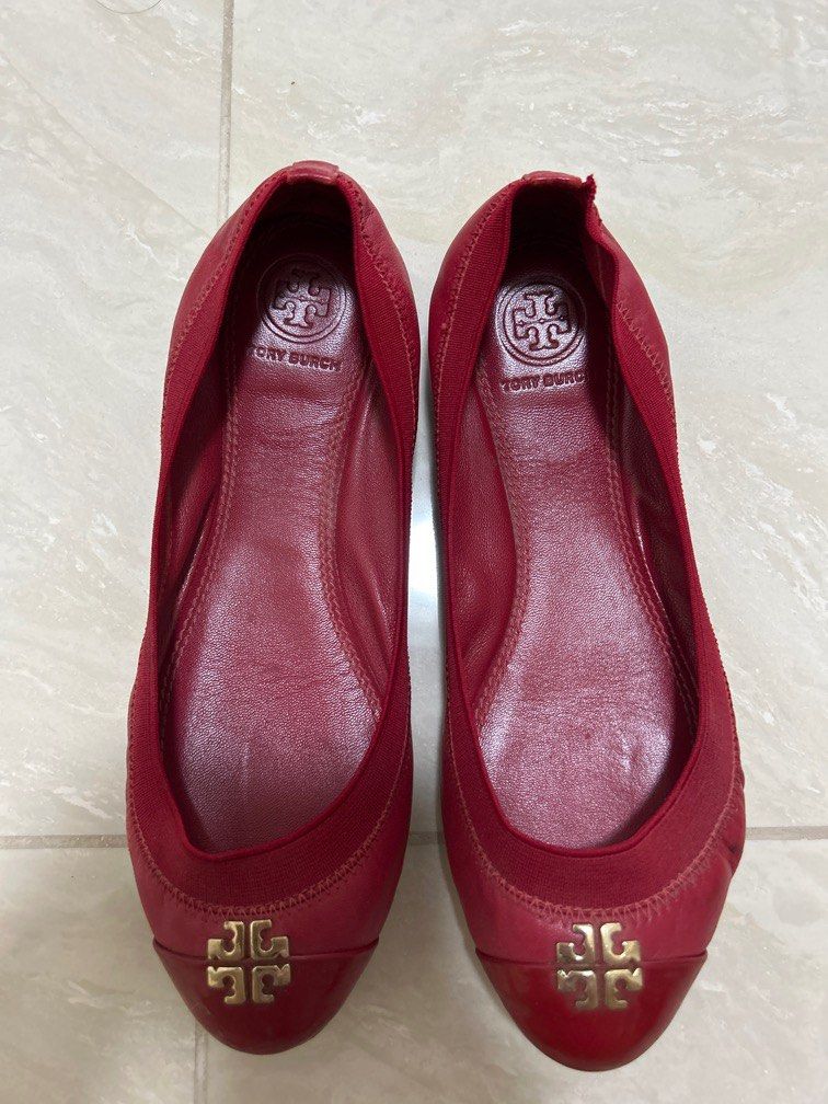 Tory Burch Red color Flats Women s Fashion Footwear Flats on