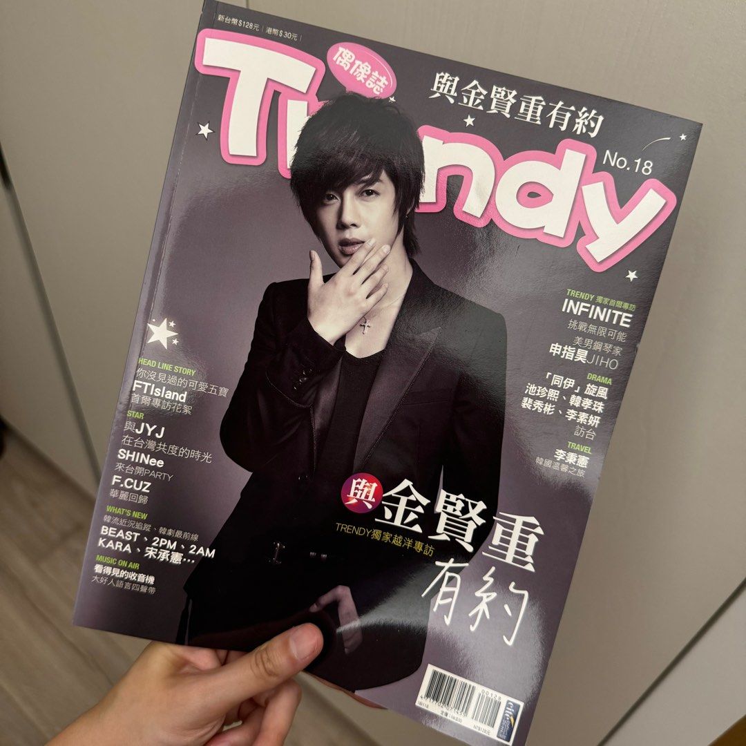 Trendy雜誌｜FTISLAND |SS501|金賢重｜李敏鎬｜CNBLUE, 興趣及遊戲