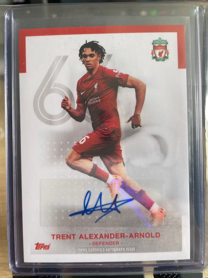 TRENT ALEXANDER-ARNOLD AUTOGRAPH 22/23 TOPPS LIVERPOOL SET 