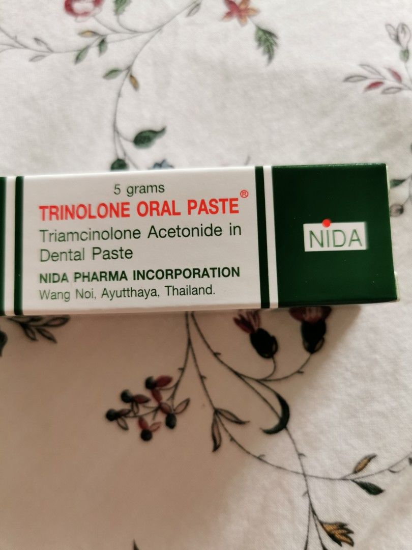 Trinolone Oral Paste For Mouth Ulcer, Beauty & Personal Care, Oral Care ...