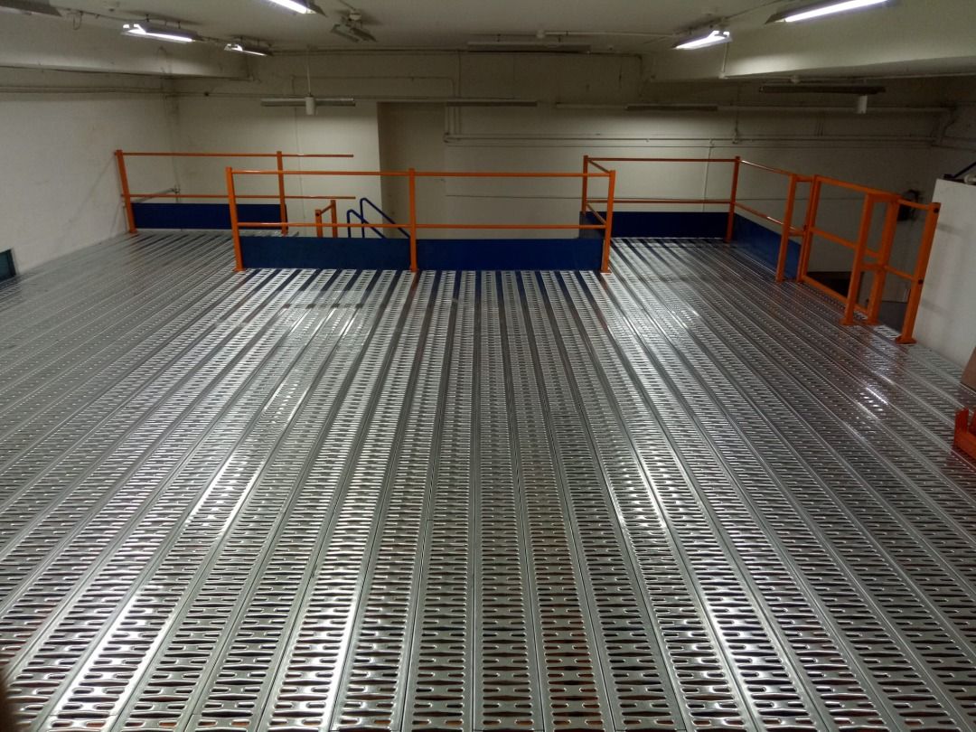 Used Racking Mezzanine / Industrial Platform / Superblock Racking ...