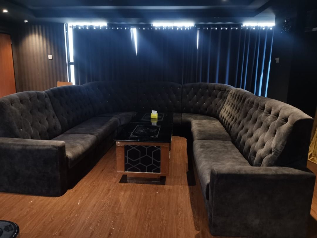 USED U Shape Sofa Fabric