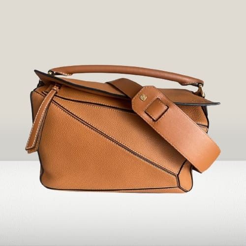 Loewe puzzle discount medium tan