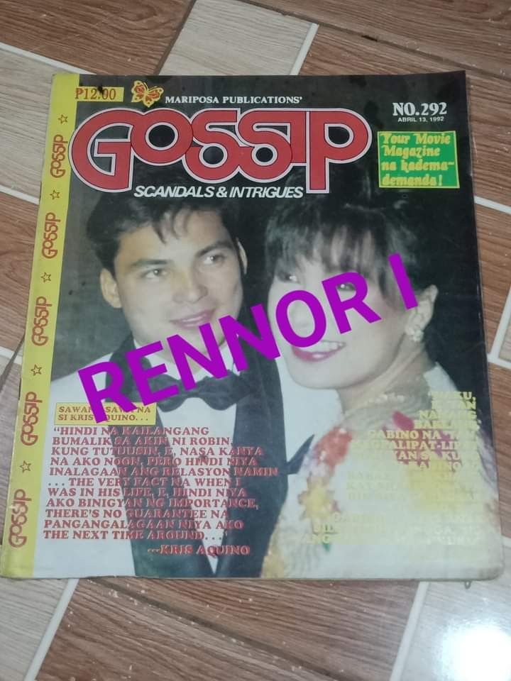 VINTAGE 90 #39 S SHOWBIZ MAGAZINES ( ALL SHARON CUNETA COVER ) Hobbies