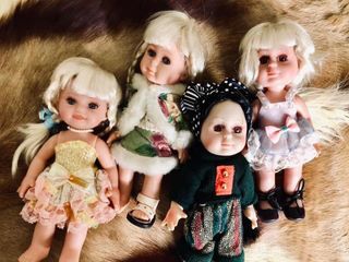 Vintage doll 老件 老品 小可愛 台灣 硬膠娃娃 8吋