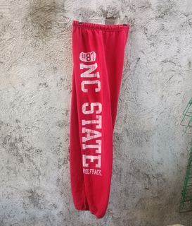 Vintage Jerzees Sweatpants/Joggers NC State Wolfpack