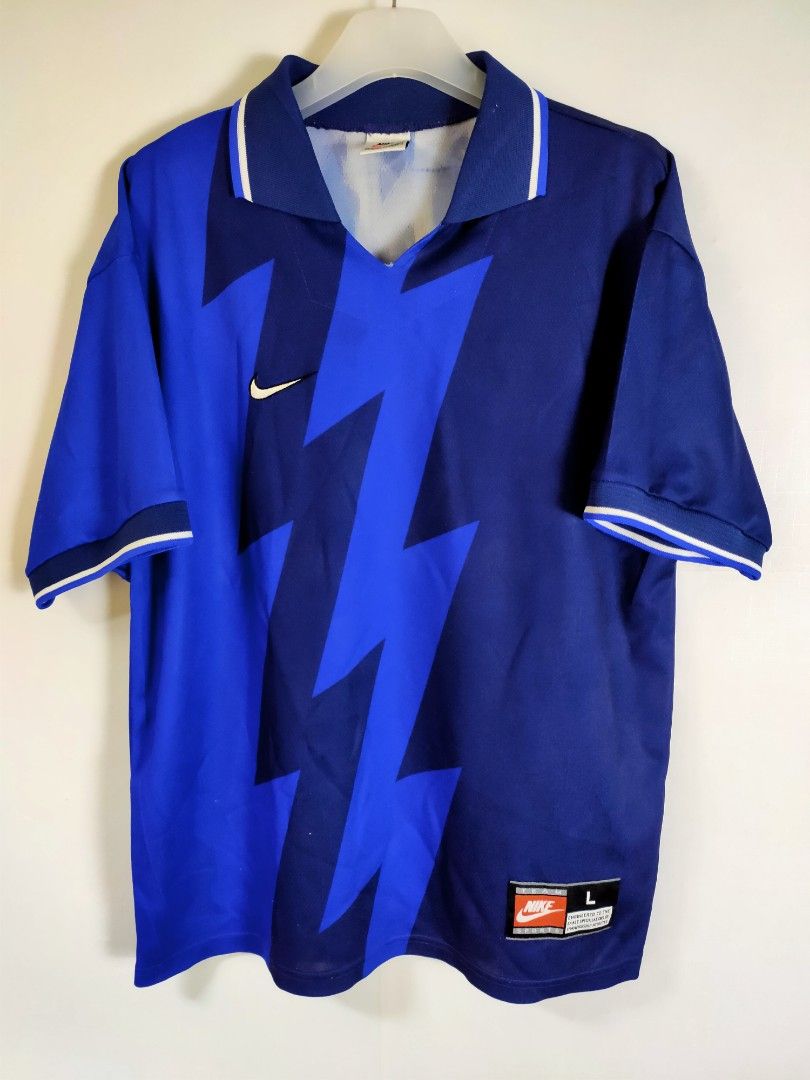Vintage nike thunder jersey jersi 90s Men s Fashion Activewear