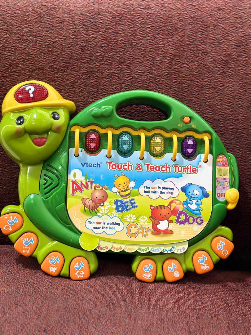 Vtech touch and shop teach turtle book