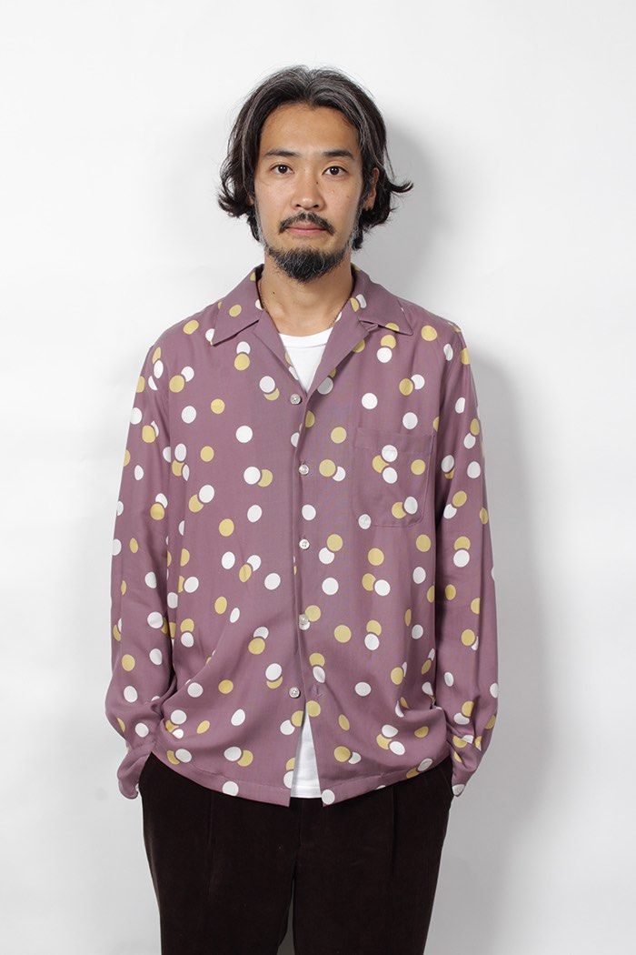 WACKO MARIA open collar shirt, 男裝, 上身及套裝, T-shirt、恤衫、有