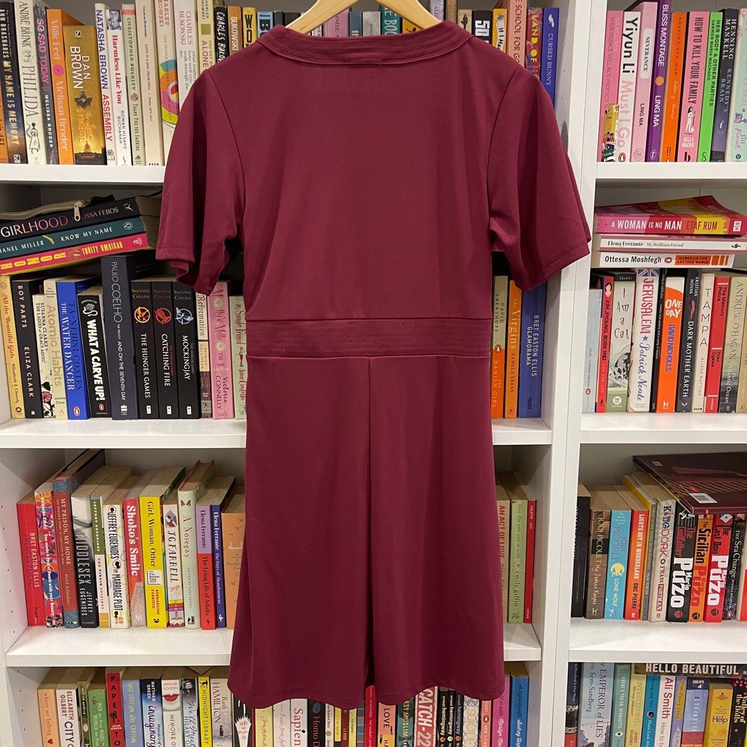 Warehouse clearance maroon dress