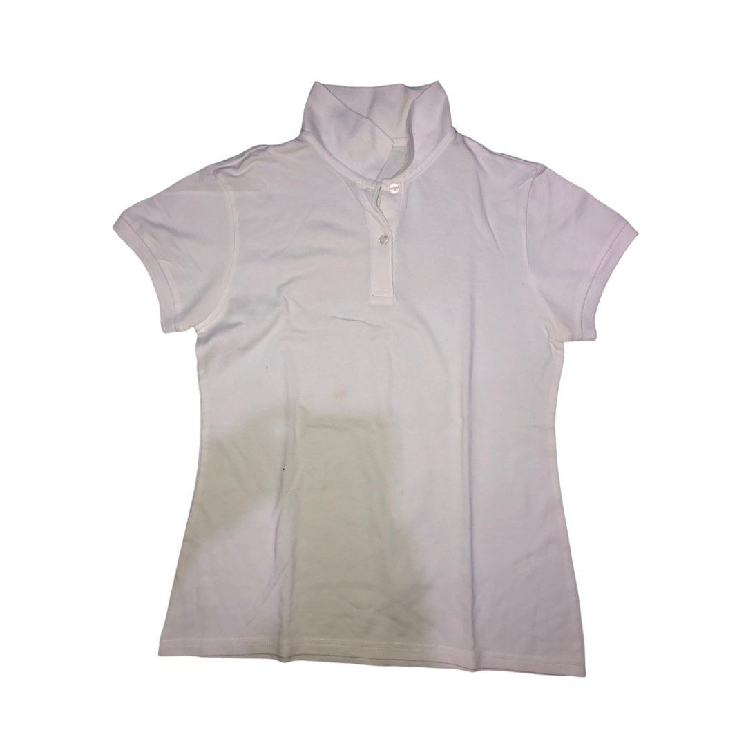 womens white polo