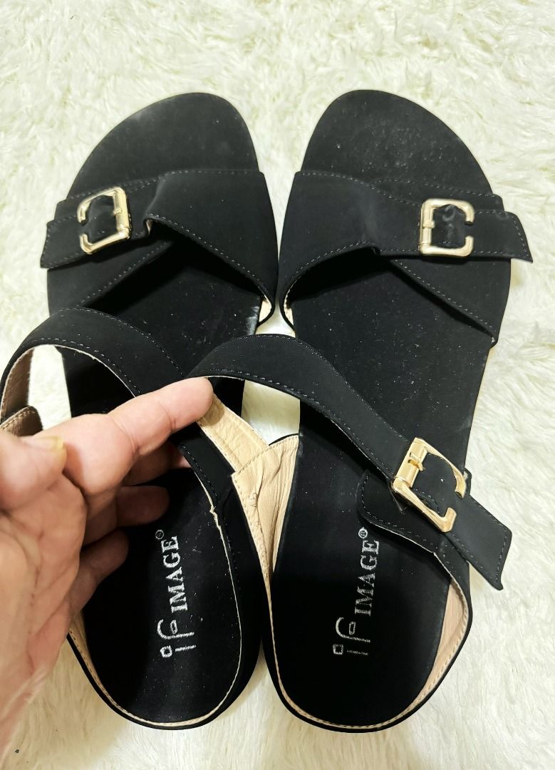 Wide Fit Plus Size Sandal, Women's Fashion, Footwear, Flipflops and Slides  on Carousell