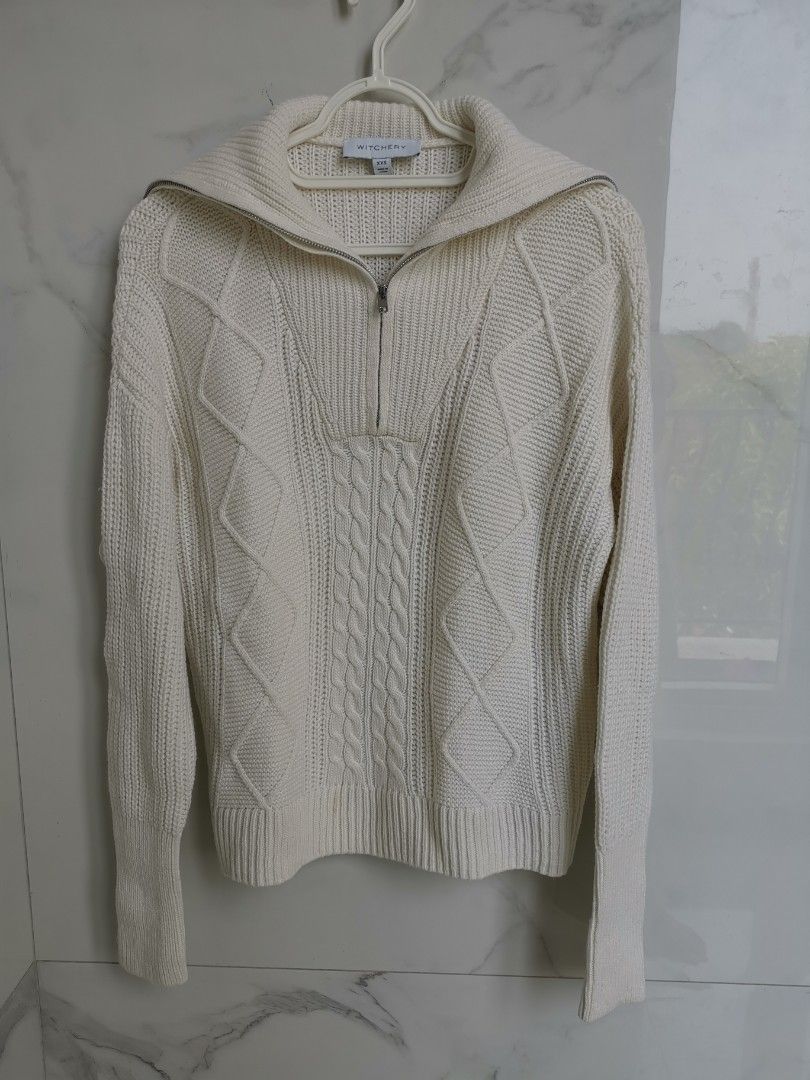 Witchery off white knit sweater