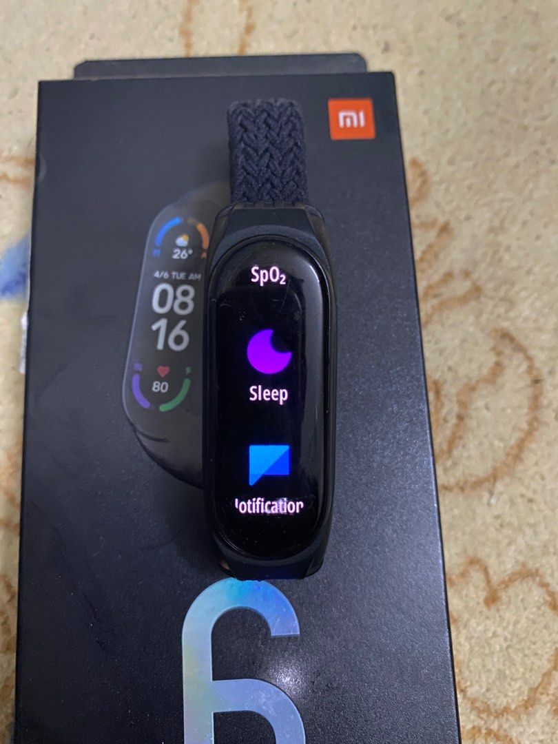 Xiaomi mi band 6 watch, Mobile Phones & Gadgets, Wearables & Smart
