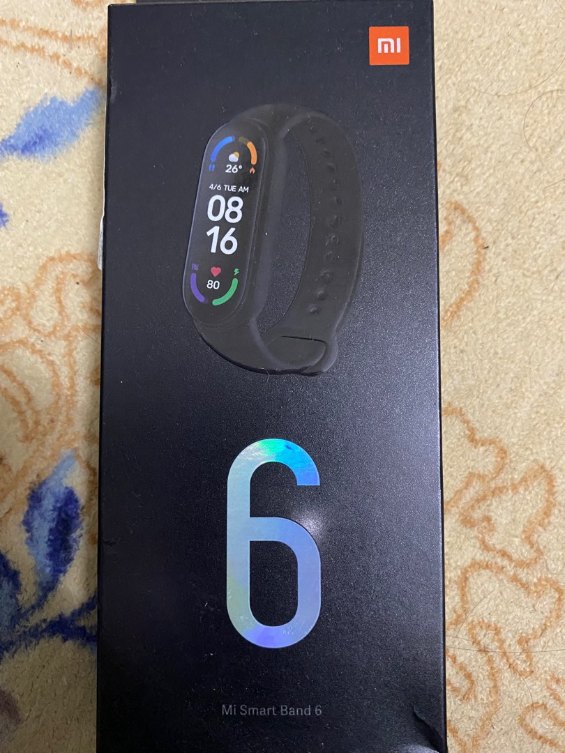 Xiaomi mi band 6 watch, Mobile Phones & Gadgets, Wearables & Smart