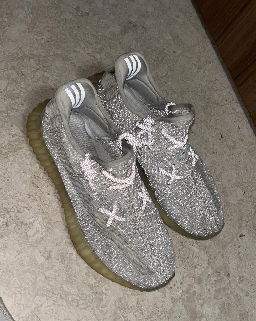 Yeezy boost 350 v2 yeshaya reflective Men s Fashion Footwear Sneakers on Carousell