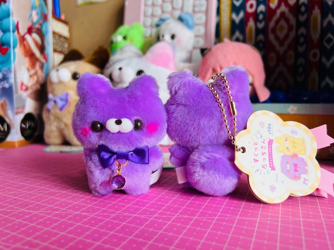 Kawaii Croc Charms Cute, Purple, Yellow Bears 10 Piece Set -  Hong Kong