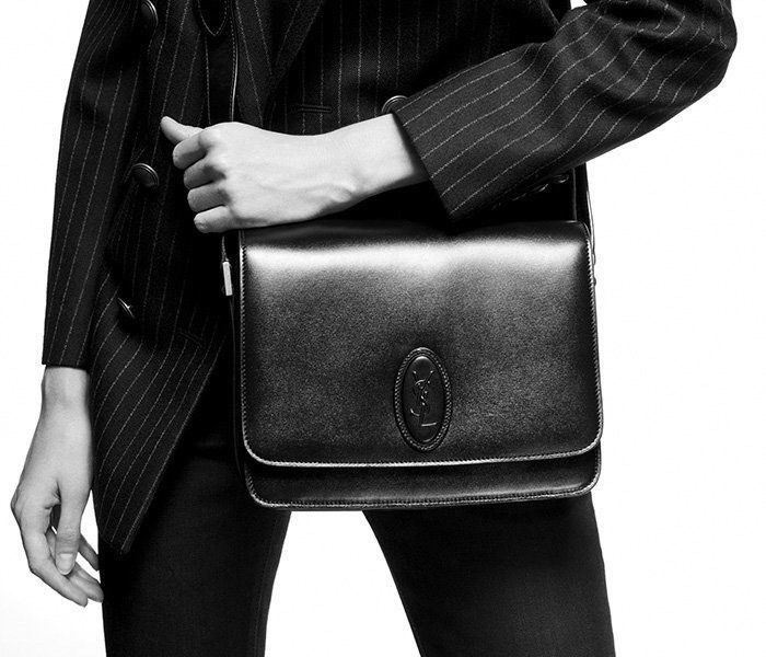 YSL LE61 medium saddle bag
