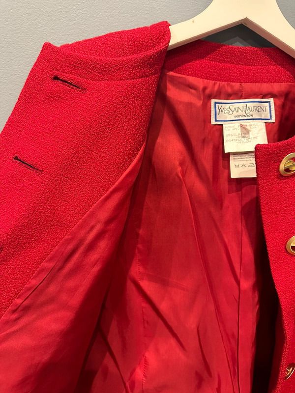 YSL vintage Yves Saint Laurent jacket Carousell