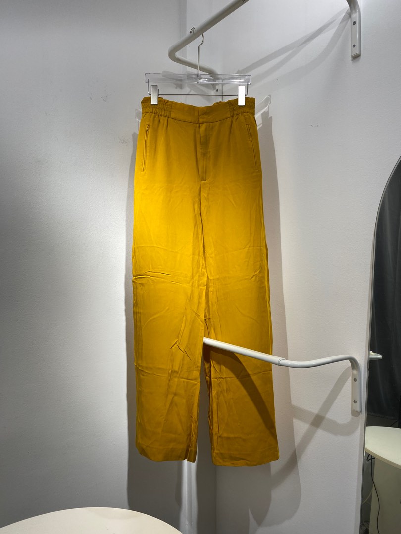 Zara Woman Wide Leg Trousers, Women's Fashion, Bottoms, Other Bottoms