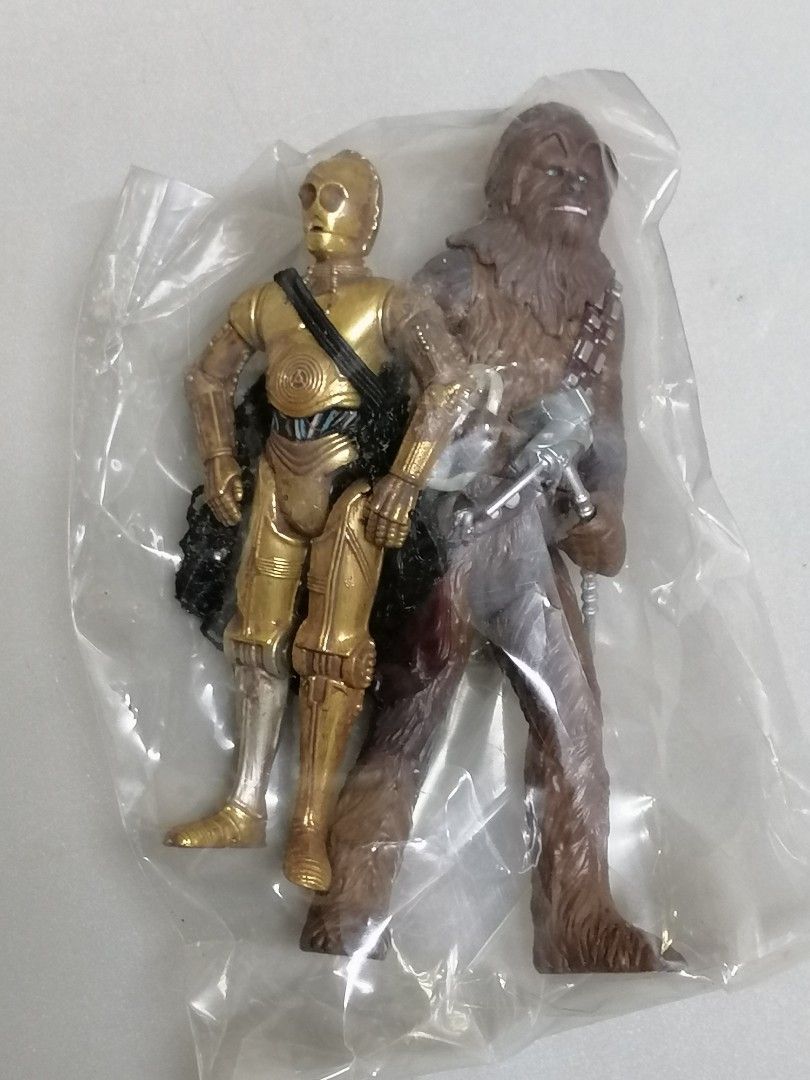 1998 Star Wars C-3PO & Chewbacca/ Kenner Hasbro 3.75