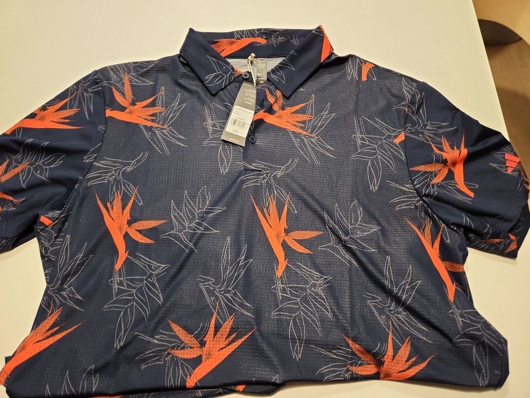 adidas hawaiian golf shirt