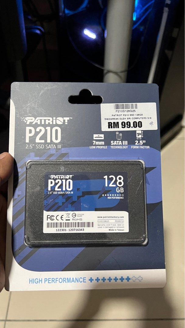 2.5 SSD Patriot High Performance NEW, Computers & Tech, Parts &  Accessories, Hard Disks & Thumbdrives on Carousell