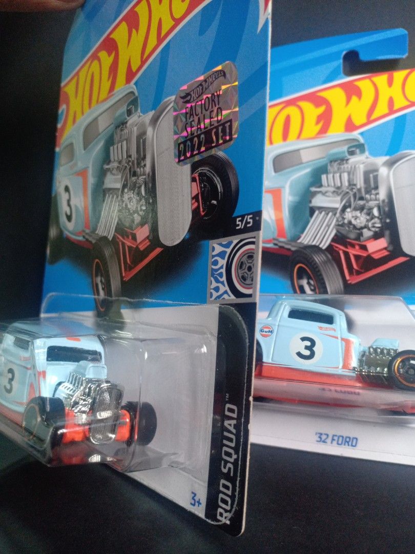 32 Ford Hot Wheels Rod Squad Mini Collection 2022 5 5 Gulf Racing Blue 3 HCV7 237 250 Factory Sealed Hobbies Toys Toys Games on Carousell